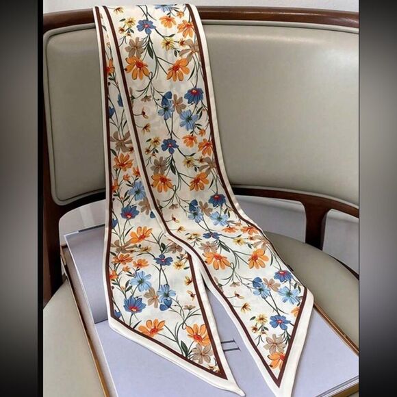 Floral Scarf A1215 - Picture 2 of 3